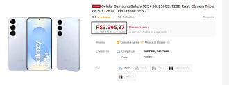 Oferta do Galaxy S25+