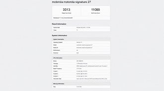 Motorola Signature 27 é visto no Geekbench.