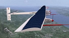 Avião movido a energia solar realiza primeiro voo intercontinental