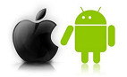Sistemas operacionais Android e iOS dominam o mercado de smartphones Sistemas operacionais Android e iOS dominam o mercado de smartphones