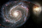 Galáxia em forma de espiral é encontrada
