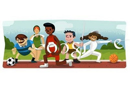 Google faz homenagem a Jogos Olímpicos de Londres Google faz homenagem a Jogos Olímpicos de Londres