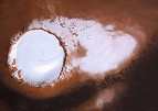 Sonda Mars coleta imagens de neve em Marte