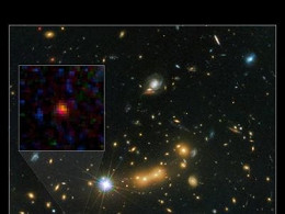 Galáxia mais distante do Universo é encontrada por astrônomos Galáxia mais distante do Universo é encontrada por astrônomos