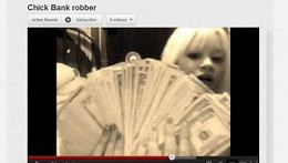 Menina divulga vídeo onde se gaba de ter roubado um carro e assaltado um banco