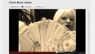 Menina divulga vídeo onde se gaba de ter roubado um carro e assaltado um banco