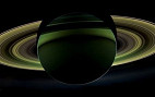 Nasa divulga imagem da sombra de Saturno Nasa divulga imagem da sombra de Saturno