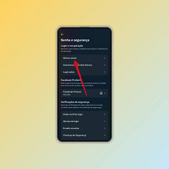 Passo 5 de: Como mudar a senha do Instagram no aplicativo