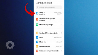 Passo 2 de: Como atualizar meu celular Xiaomi?