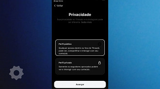 Passo 4 de: Como criar uma conta no Threads?