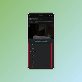 Passo 3 de: Como acelerar um vídeo no Facebook pelo celular