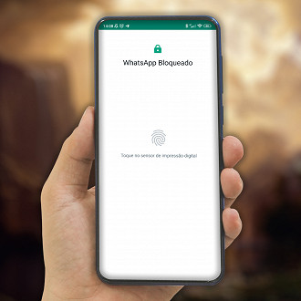 Passo 1 de: Como tirar a biometria do WhatsApp