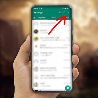 Passo 2 de: Como tirar a biometria do WhatsApp