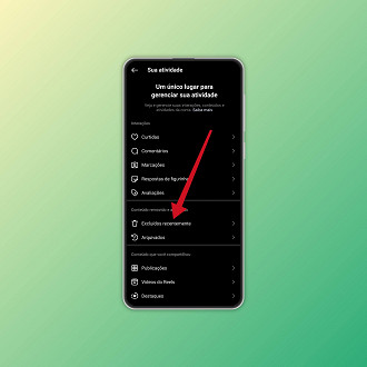 Passo 4 de: Como recuperar posts excluídos no Instagram