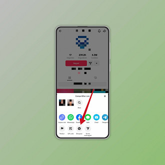 Passo 2 de: Como bloquear um perfil no TikTok