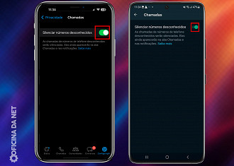 Passo 3 de: Como Silenciar chamadas desconhecidas no WhatsApp?