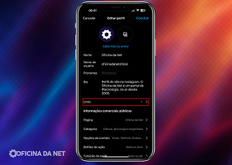 Passo 2 de: Como adicionar múltiplos links na bio do Instagram