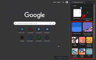 Passo 3 de: Como mudar o plano de fundo do Google Chrome