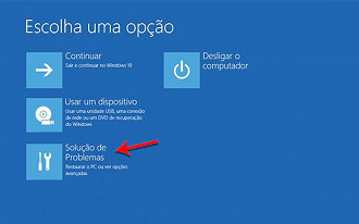 Passo 2 de: Como iniciar o Windows 10 em Modo de Segurança