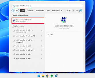 Passo 2 de: Como descobrir a senha do Wi-Fi no Windows 11