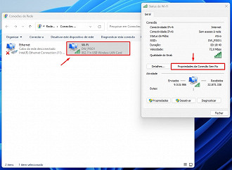 Passo 3 de: Como descobrir a senha do Wi-Fi no Windows 11