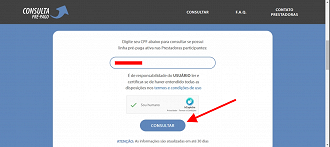 Passo 2 de: Como descobrir linhas pré-pagas cadastradas no seu CPF