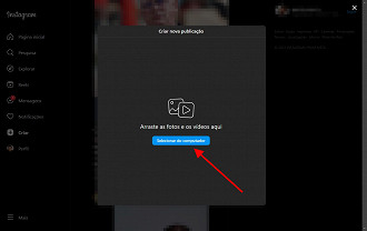 Passo 3 de: Como postar no Instagram pelo computador
