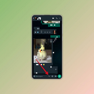 Passo 1 de: Como desfocar imagens no WhatsApp para Android