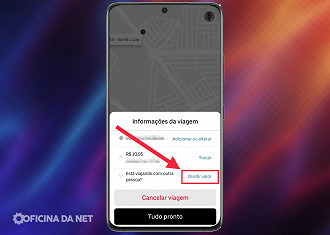 Passo 5 de: Como dividir o valor da viagem do Uber com alguém