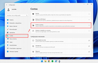 Passo 2 de: Como criar um usuário no Windows 11 (sem precisar de uma conta da Microsoft)