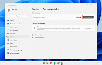 Passo 3 de: Como criar um usuário no Windows 11 (sem precisar de uma conta da Microsoft)