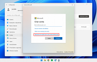 Passo 5 de: Como criar um usuário no Windows 11 (sem precisar de uma conta da Microsoft)