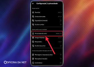 Passo 4 de: Como tornar sua conta do Instagram privada