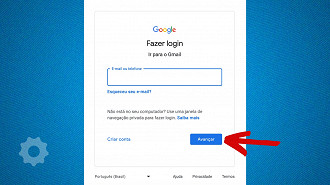 Passo 1 de: Como recuperar a senha do Gmail?