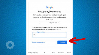 Passo 4 de: Como recuperar a senha do Gmail?