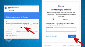 Passo 5 de: Como recuperar a senha do Gmail?