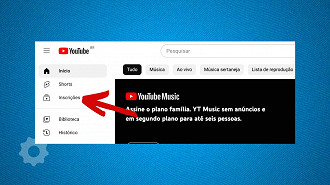 Passo 2 de: Como se desinscrever de um canal no YouTube manualmente