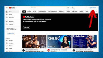 Passo 1 de: Como se desinscrever de um canal no YouTube manualmente