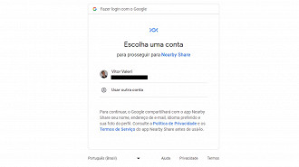 Passo 2 de: Como usar o nearby share for Windows para transferir arquivos do PC para o celular?