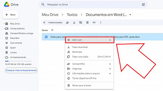 Passo 6 de: Como converter documentos do Word (docx) com o Google Docs para PDF, epub, entre outros