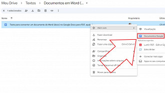 Passo 7 de: Como converter documentos do Word (docx) com o Google Docs para PDF, epub, entre outros