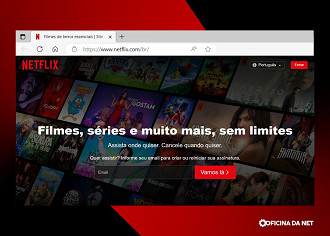 Passo 1 de: Como buscar filmes e séries escondidos na Netflix?