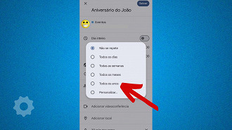 Passo 5 de: Como adicionar manualmente aniversários no Google Agenda (Android | iOS)