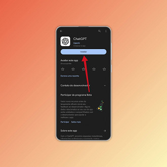 Passo 1 de: Como baixar e usar o ChatGPT no Android