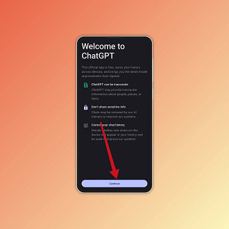 Passo 3 de: Como baixar e usar o ChatGPT no Android