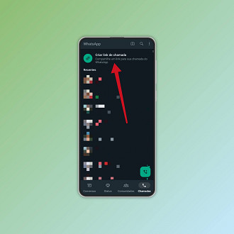 Passo 2 de: Como criar e compartilhar um link de chamada no WhatsApp