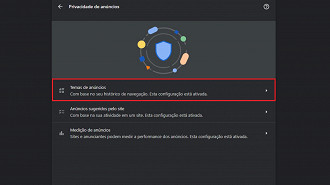 Passo 5 de: Como desativar os anúncios (ads) direcionados do Chrome no Windows 10 e Windows 11