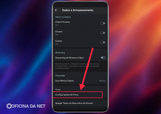Passo 3 de: Como saber se o proxy está ativo no Telegram para celular