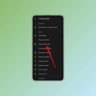 Passo 3 de: Como visualizar números bloqueados no Android