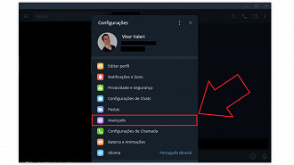 Passo 2 de: Como saber se o proxy está ativo no Telegram para computador (desktop)